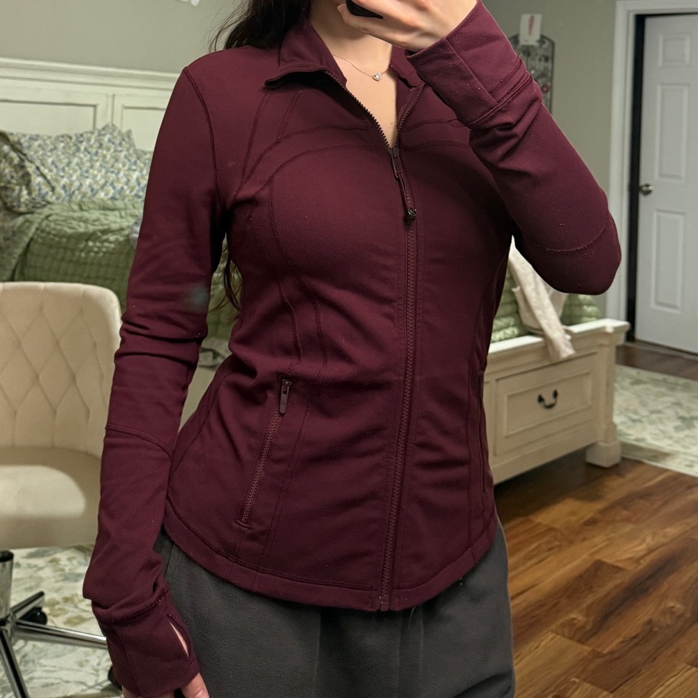 Lululemon Define Jacket Burgundy